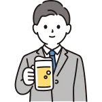 Man With Beer SVG Icon